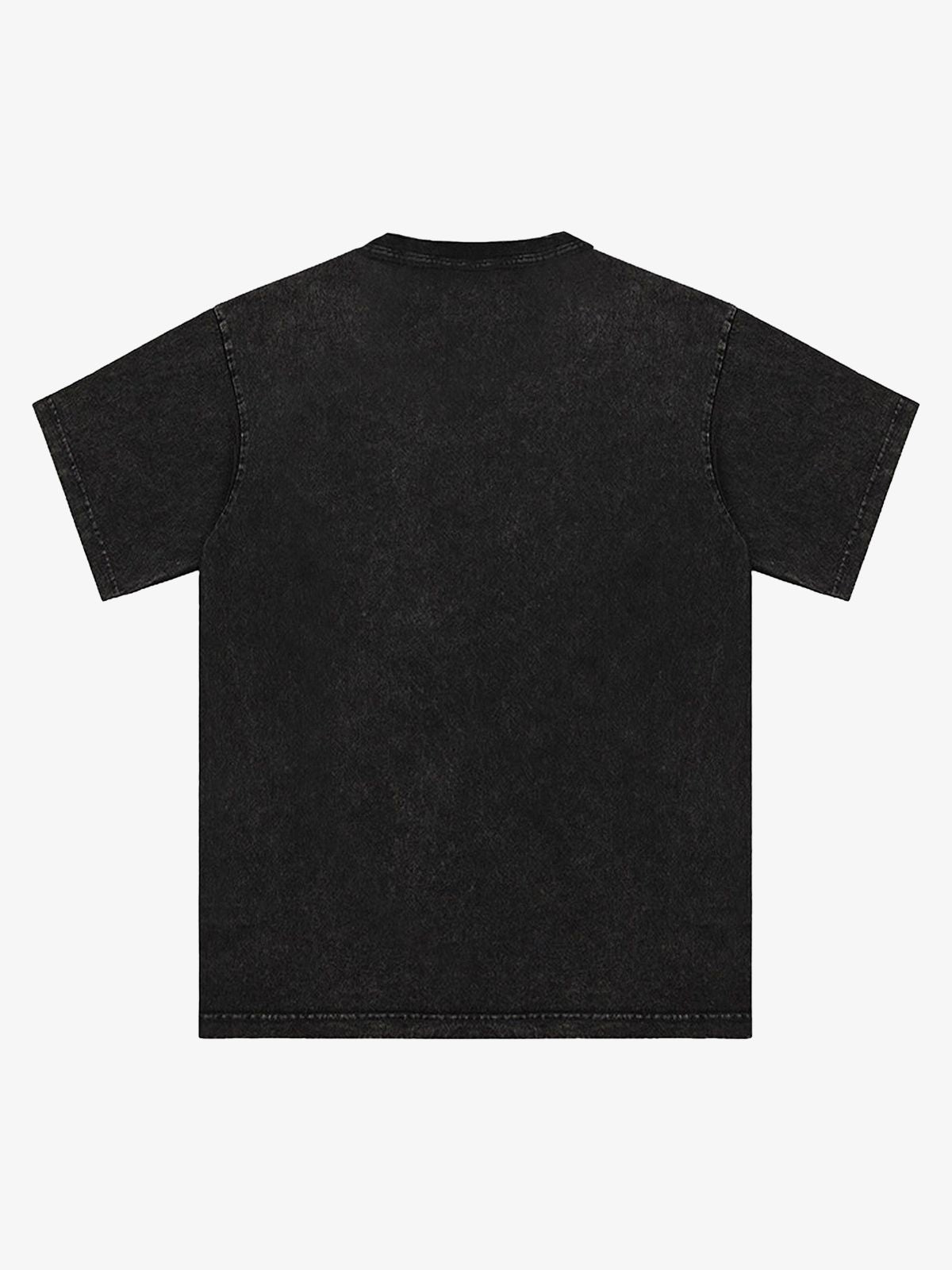 Thesupermade Washed Angel Print T-shirt 