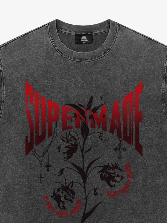 Original Graphic Gothic Angel T-Shirt 