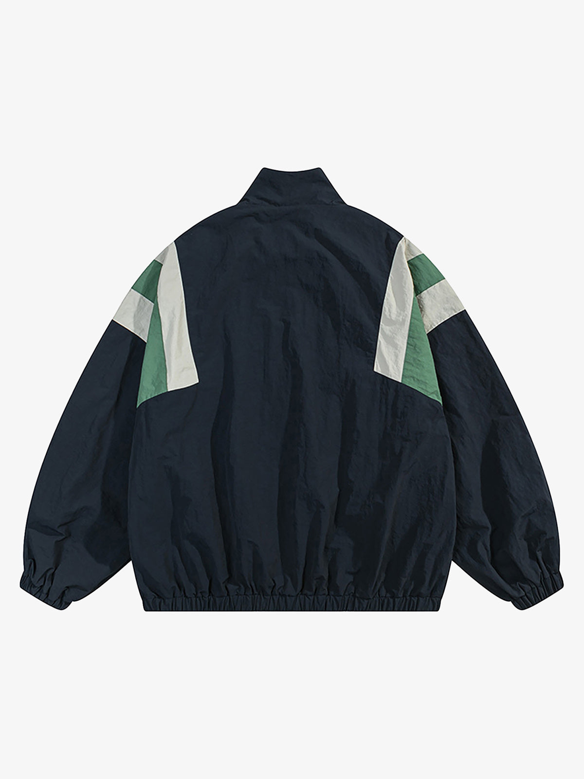 Thesupermade Patchwork Contrasting Windbreaker Jacket 