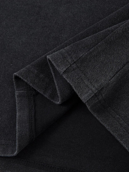 Deconstruction Split Embroidered T-shirt 