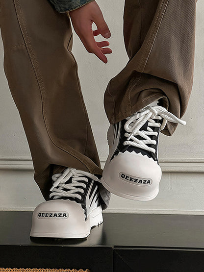 Street Contrast Color Casual Sneakers 