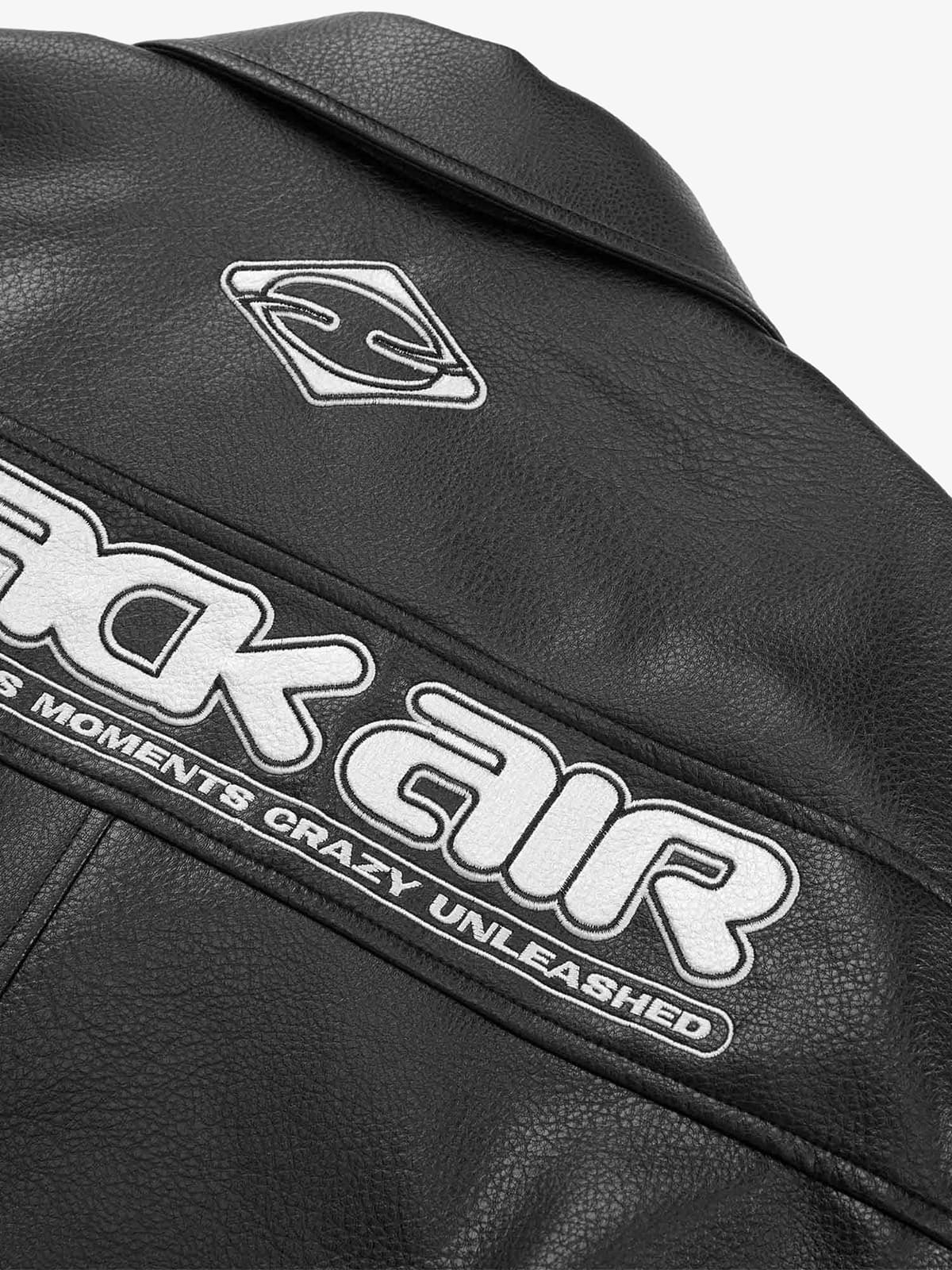 Thesupermade American Vintage Street PU Leather Jacket - 1821 