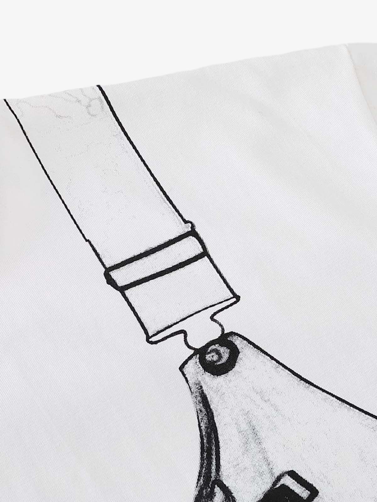 Jacket Print Graphic T-Shirt 