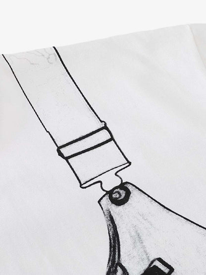Jacket Print Graphic T-Shirt 
