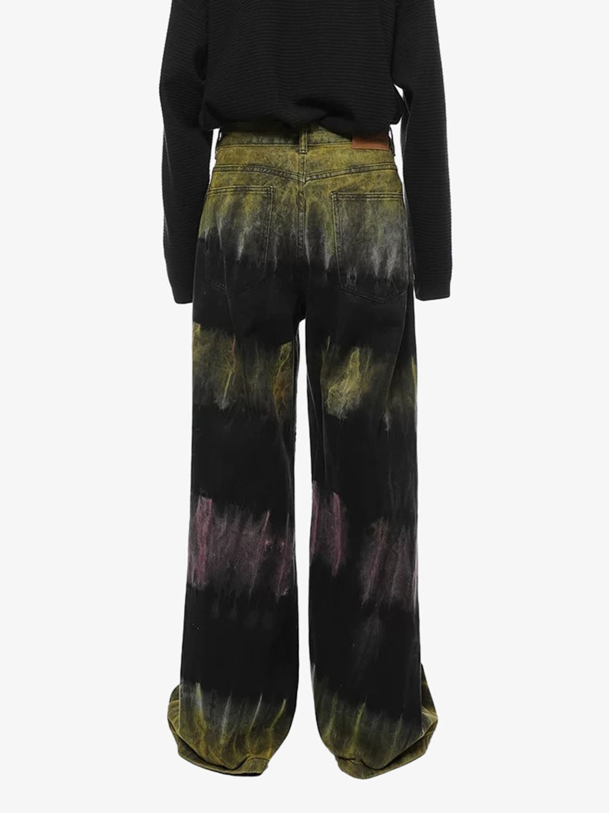 Thesupermade Graffiti Fun Tie-Dye Straight Jeans 