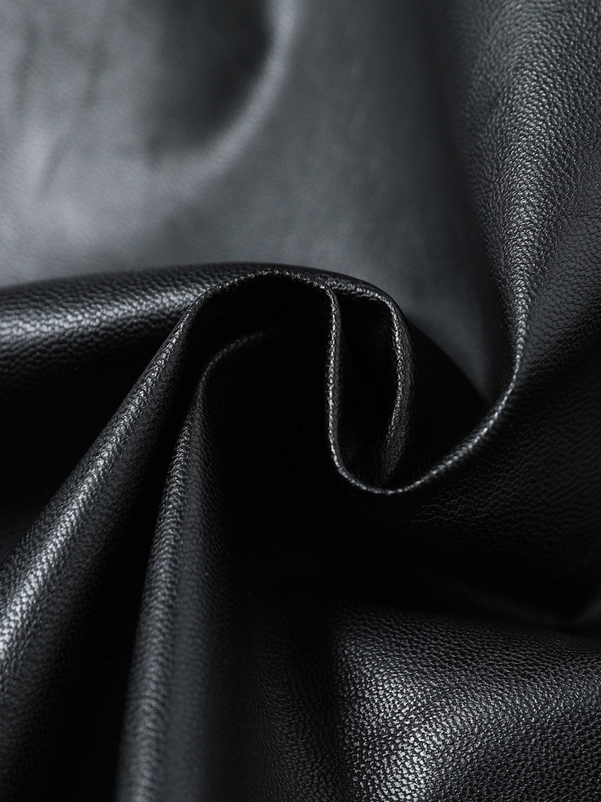 Patchwork Pu Leather Motorcycle Jacket 