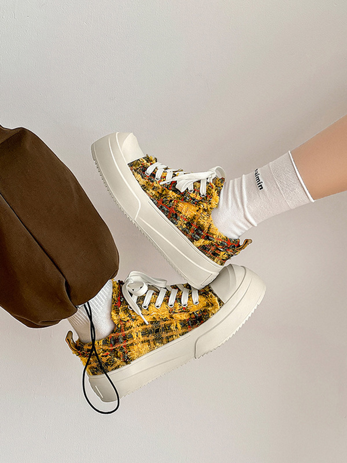 Retro Canvas Irregular Sneakers 