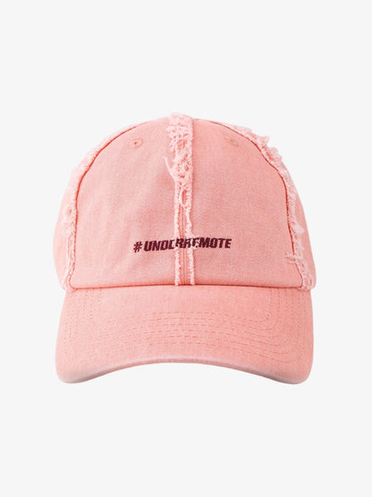 Distressed Denim Baseball Cap 