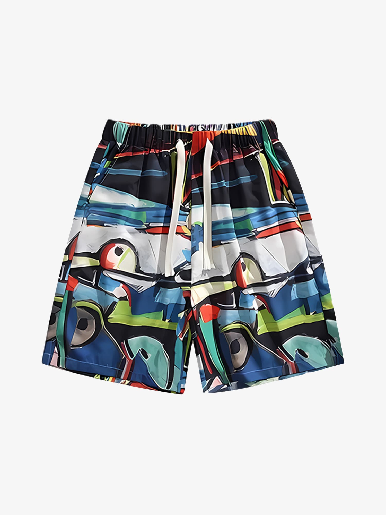 Thesupermade American Retro Fun Print Casual Set 
