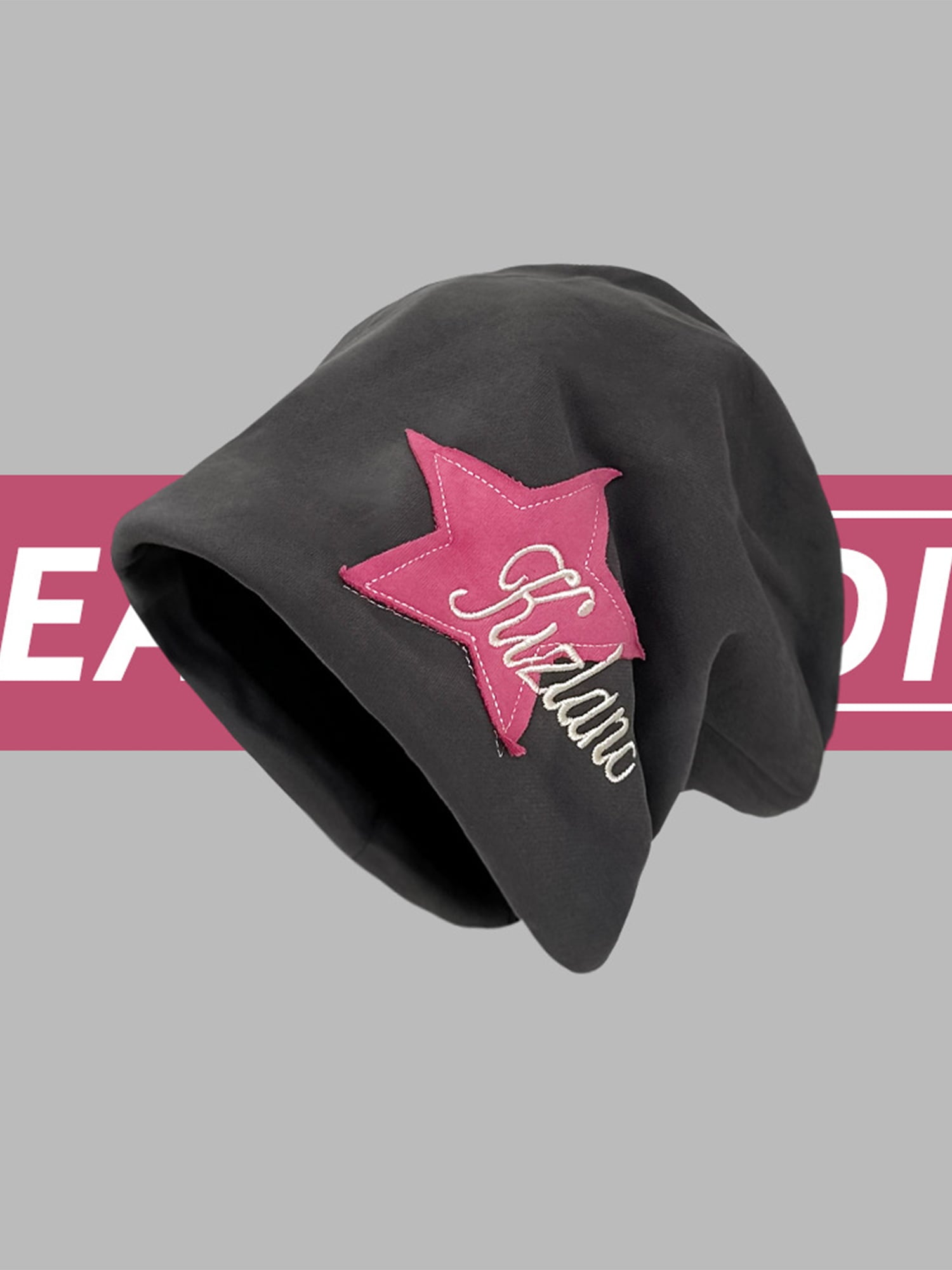 Thesupermade Star Embroidered Wrap Hat - 1703 