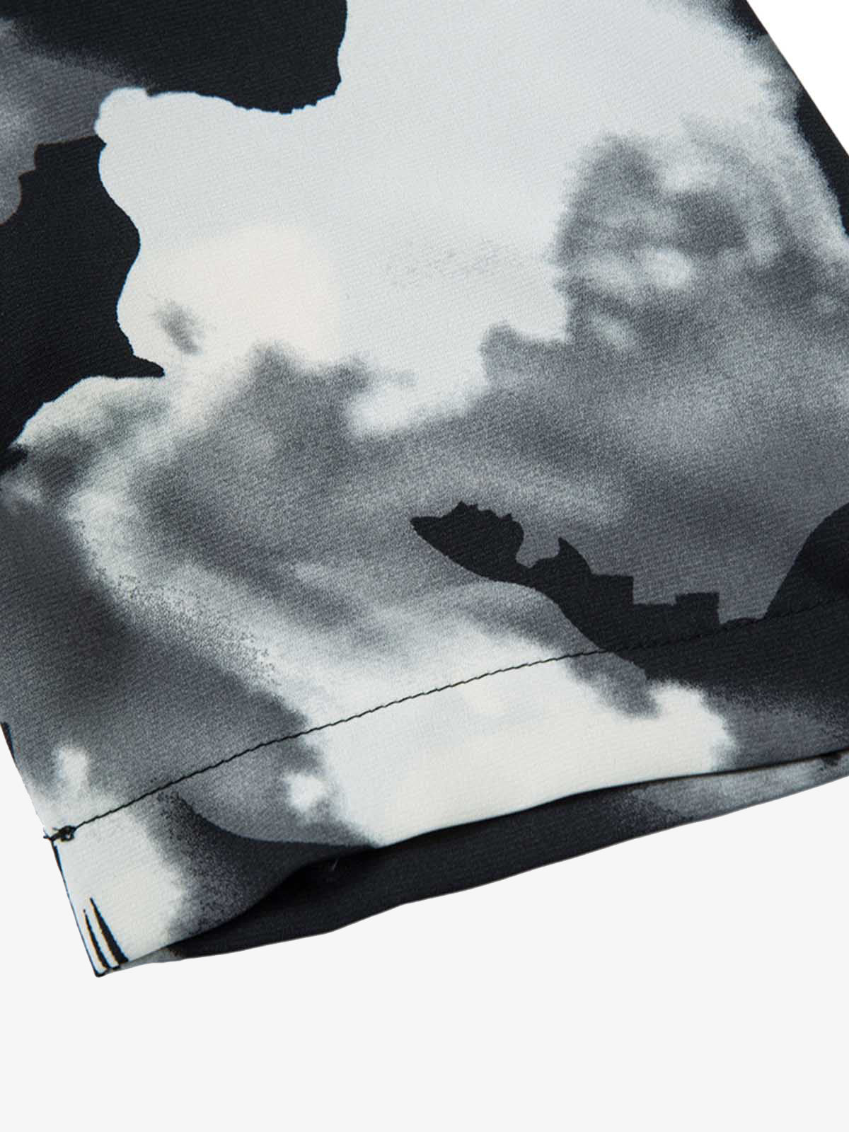 Abstract Tie-Dye Print Shirt 