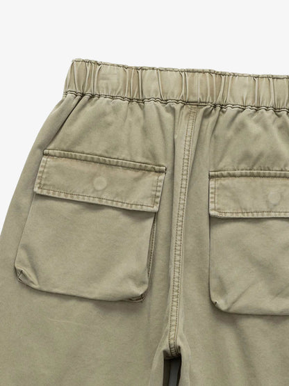 Graphic Print Drawstring Shorts 