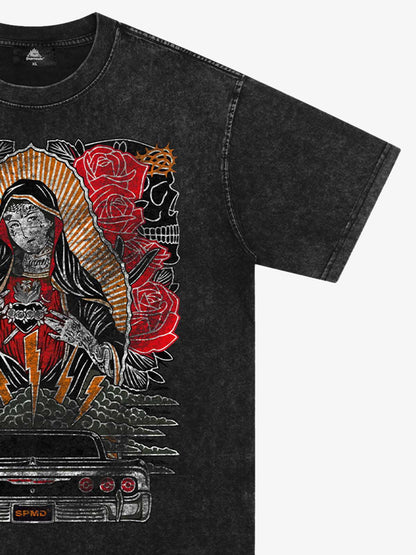 Original Vintage Virgin Mary Graphic T-Shirt 