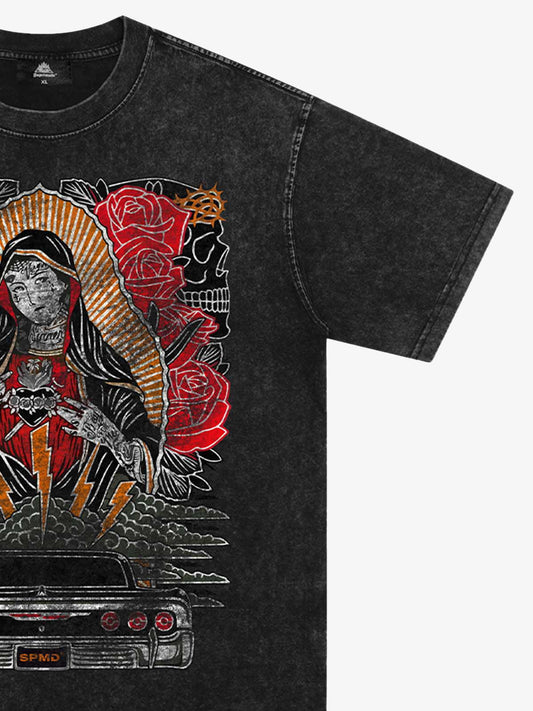 Original Vintage Virgin Mary Graphic T-Shirt 