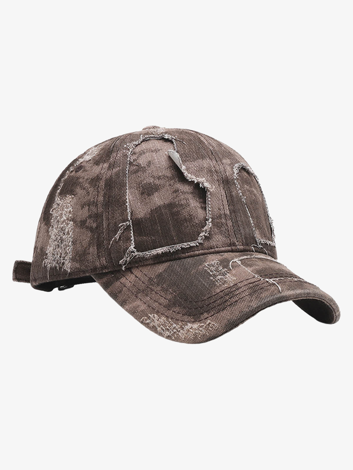 Washed Color Matching Hole  Cap 