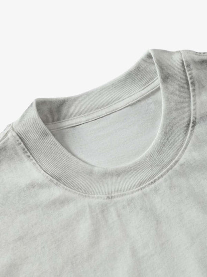 Street Dirty-Dye Distressed Cut Pocket T-shirt 