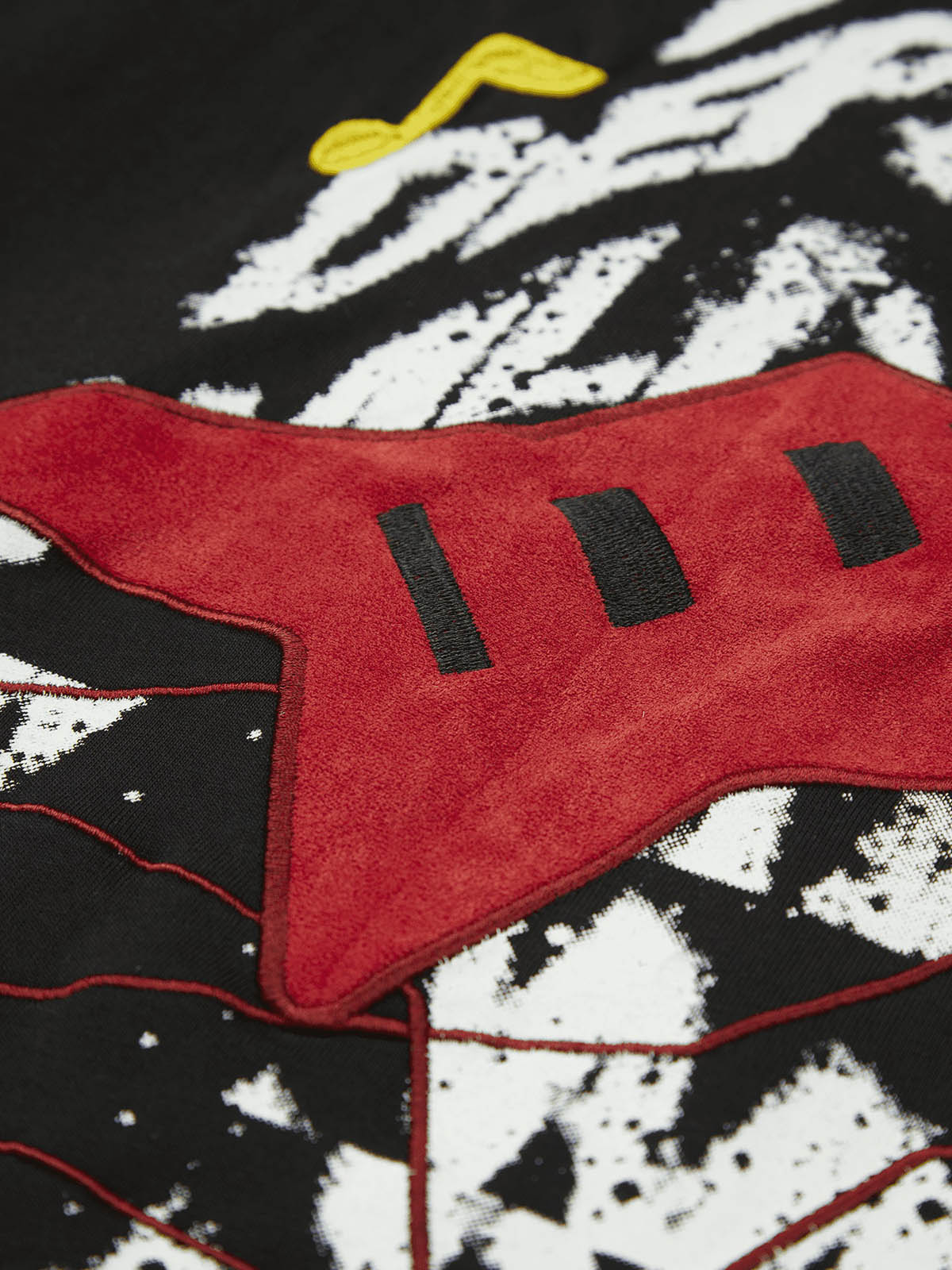 Thesupermade High Street Embroidered Letters Creative Printed T-shirt 