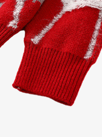 Thesupermade Spider Knit Crew Neck Sweater 