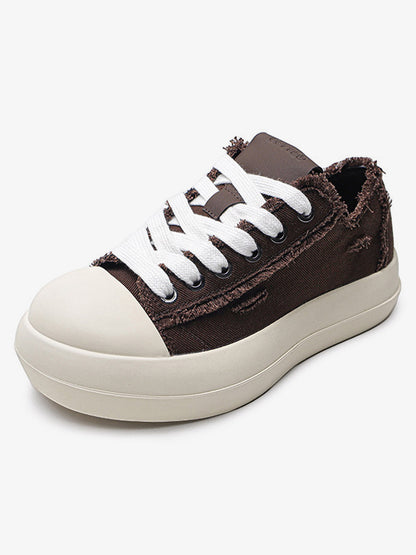 Street Beard Split Hole Sneakers 
