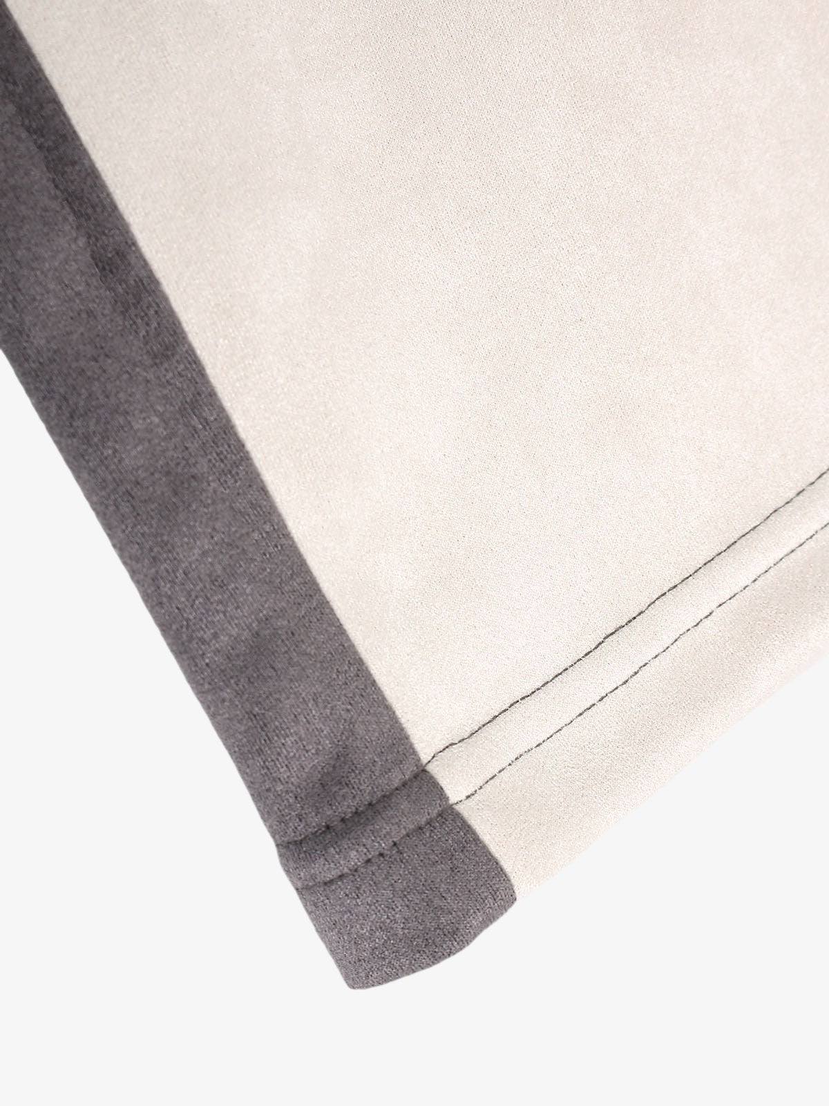 Deconstructed Contrast Color Stitching Printed T-shirt 