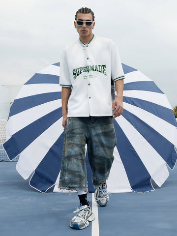 Original Camouflage Spliced Baseball T-Shirt - 2350 
