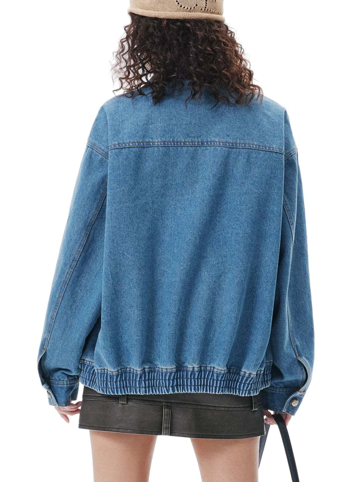 Heavy Washed Denim Work Jacket 