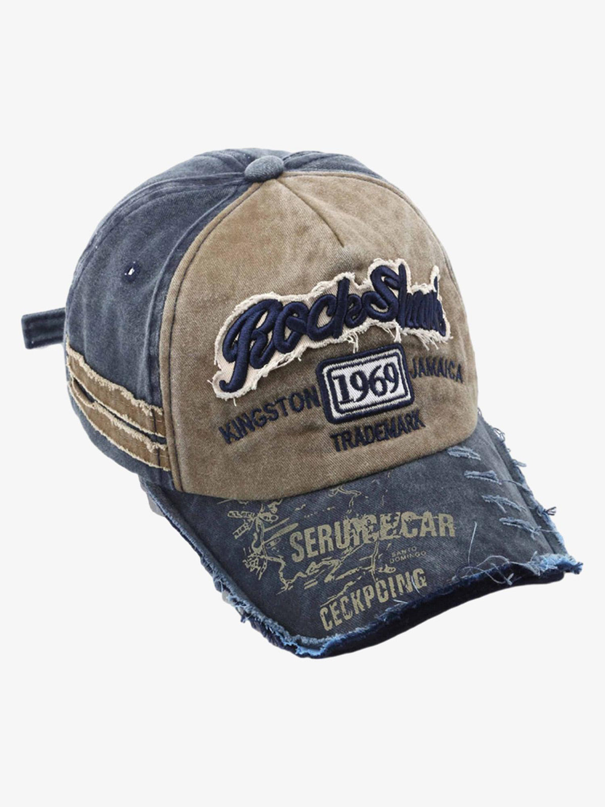 Thesupermade Retro Letter Denim Cap 2136