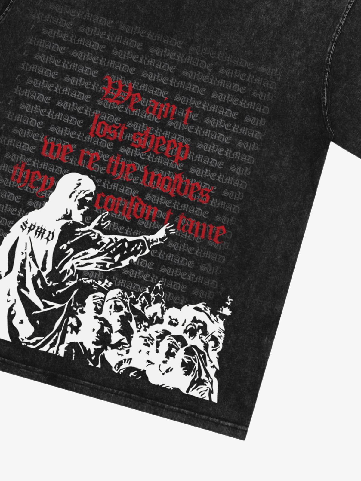 Bold Graphic Slogan T-Shirt 