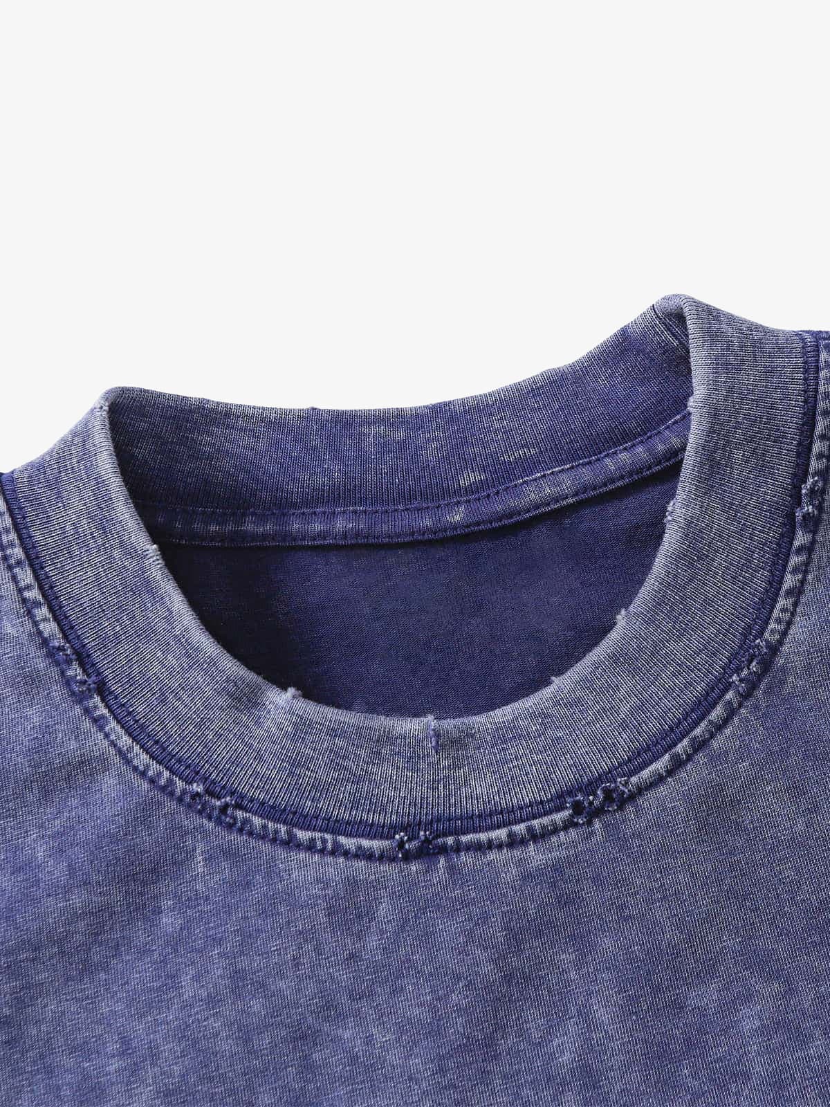 Vintage Washed Crew Neck T-Shirt 
