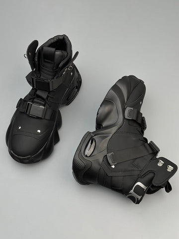 Dual-Strap Stealth Runner Boots 