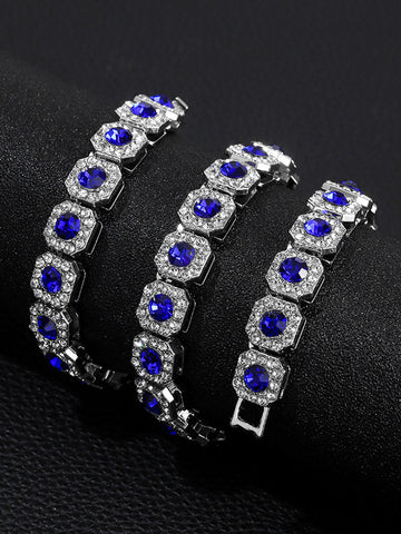 Thesupermade Round Diamond Cuban Necklace 