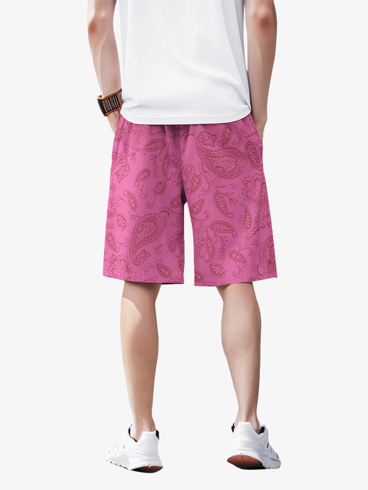 Thesupermade Skull Hand Print Hip-hop Shorts 