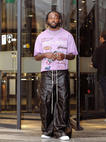 American-Style Sticker Pattern Cuttable T-Shirt - 1510 