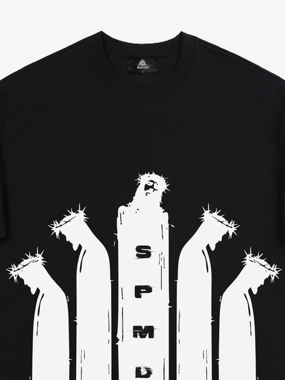 Original Saint Slogan Graphic T-Shirt 