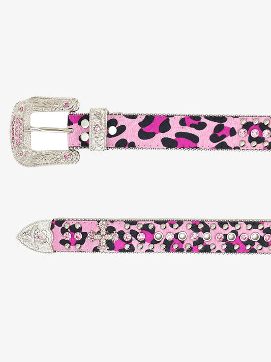 Punk Style Hotfix Rhinestone Belt 