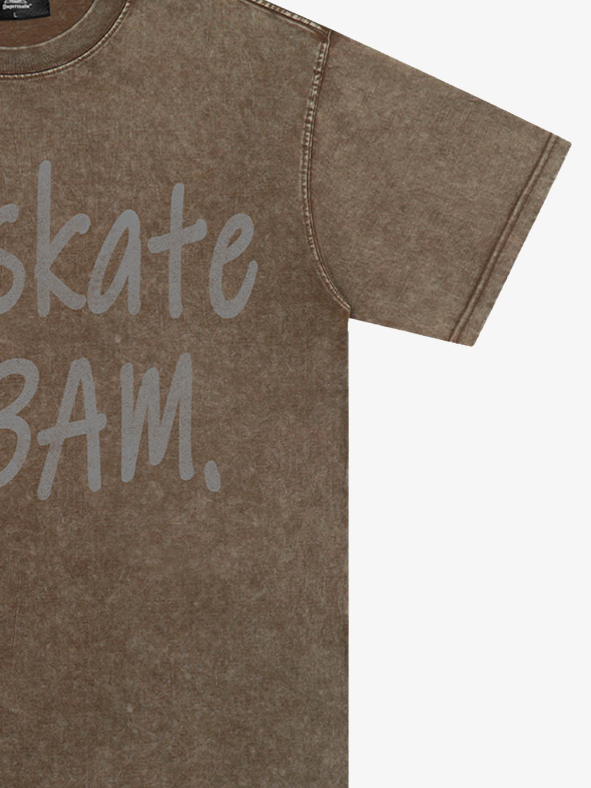 Origal "Who Skates at 3 AM" Slogan T-Shirt 