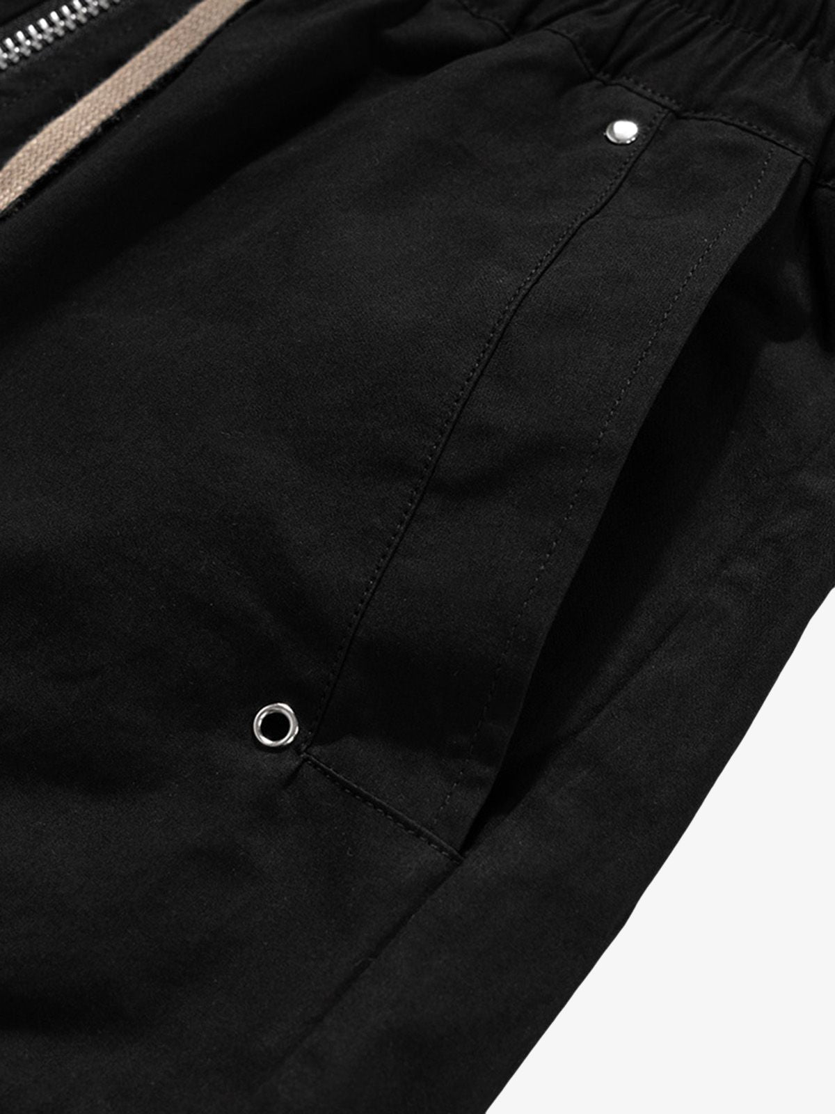 RO Style Multi-Pocket Baggy Flared Pants - 2321 