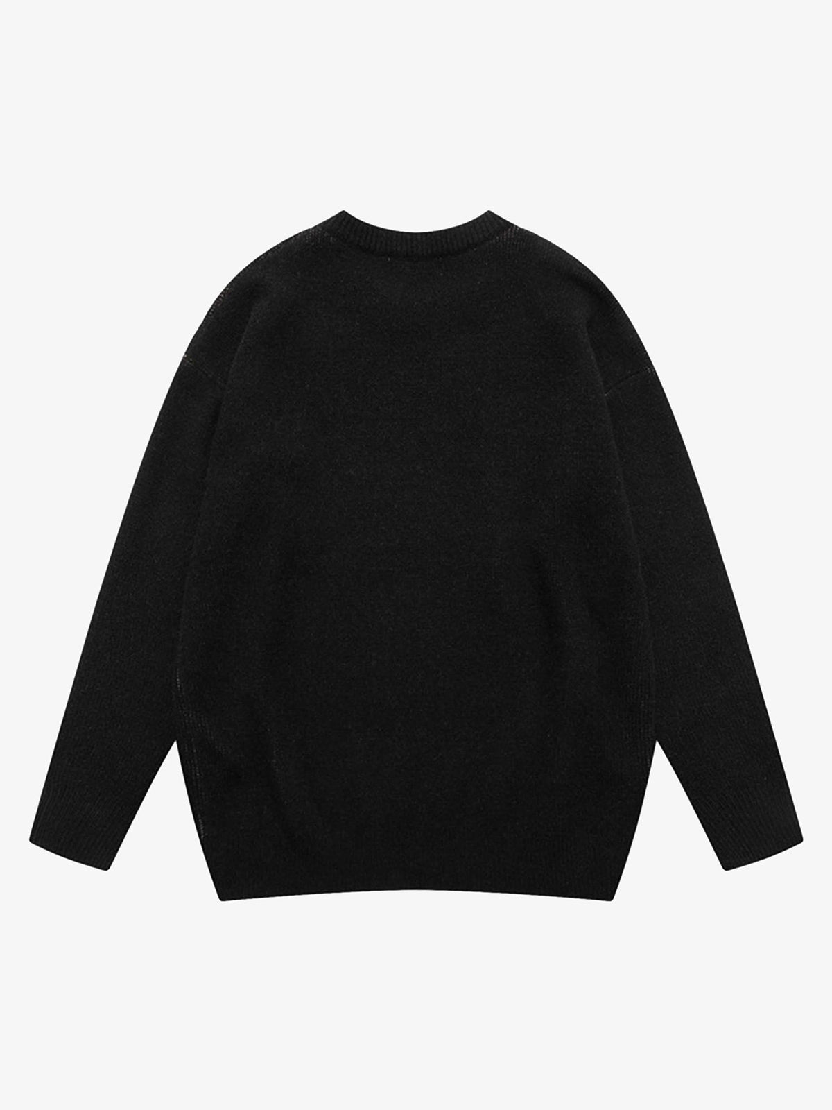 Thesupermade Vintage Portrait Knit Sweater 