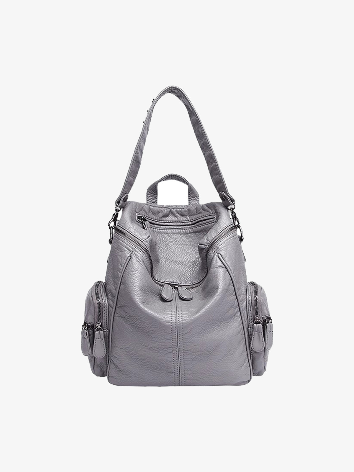 Studded Metallic Backpack - 2527 