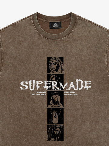 Mary Vintage-Inspired Graphic Design T-Shirt 