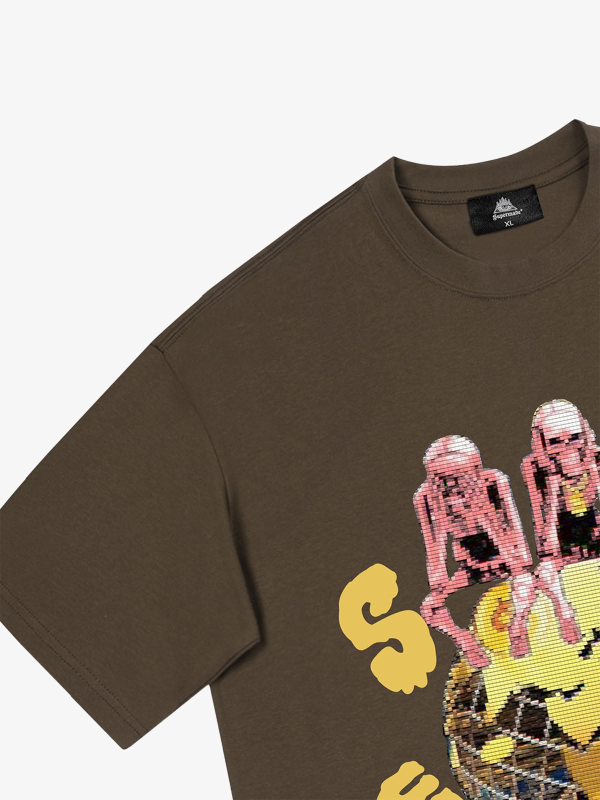 Thesupermade Retro Skull Printed T-shirt 