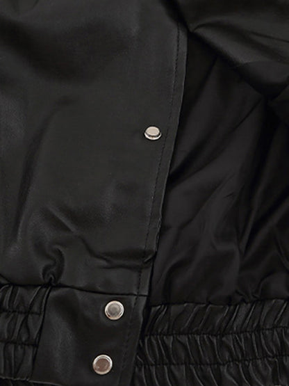 Thesupermade American Vintage Colorblock Leather Jacket - 1728 