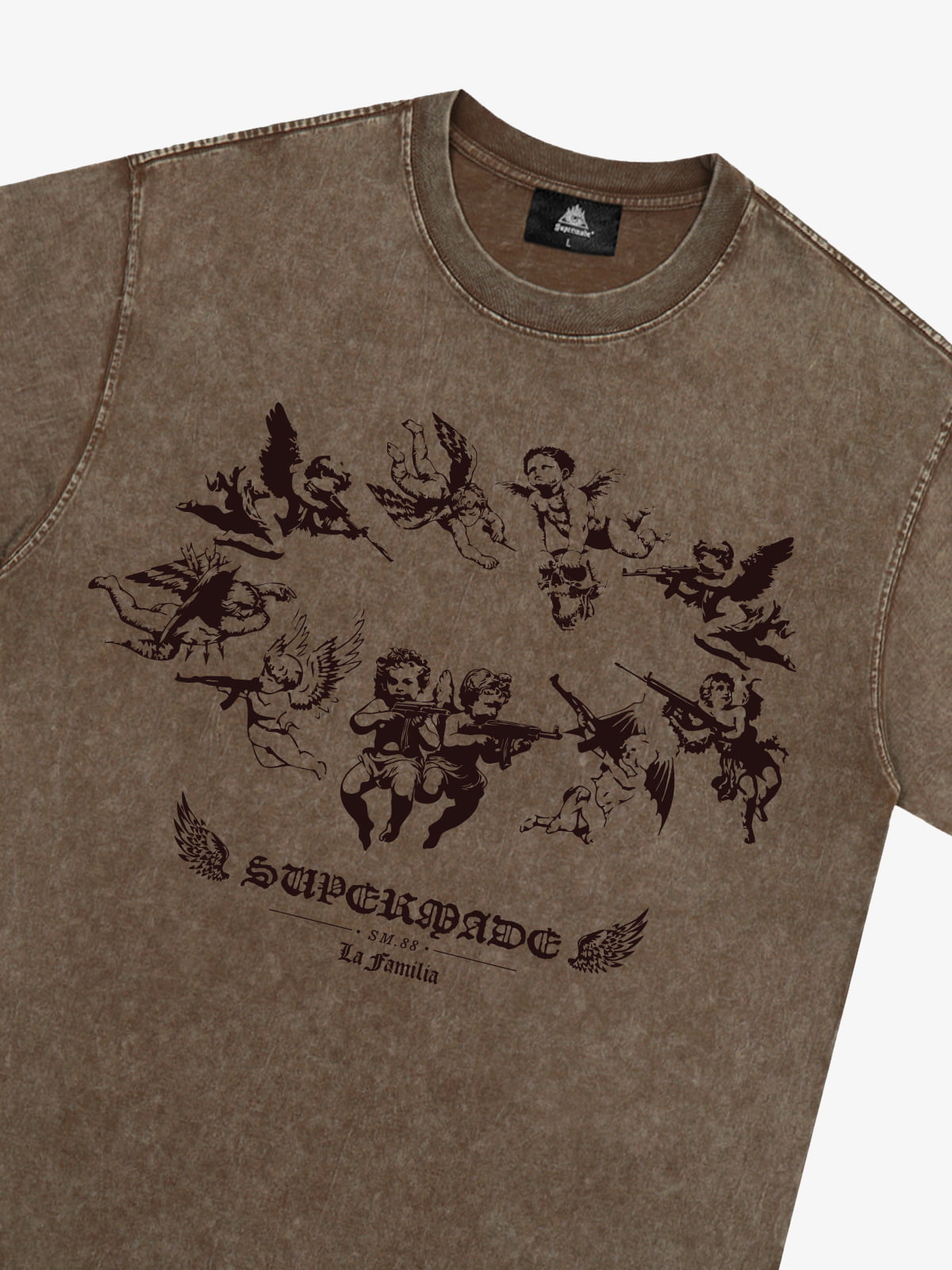 Original Vintage Angel Graphic Print T-Shirt 