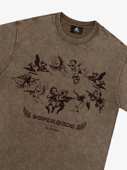 Original Vintage Angel Graphic Print T-Shirt 