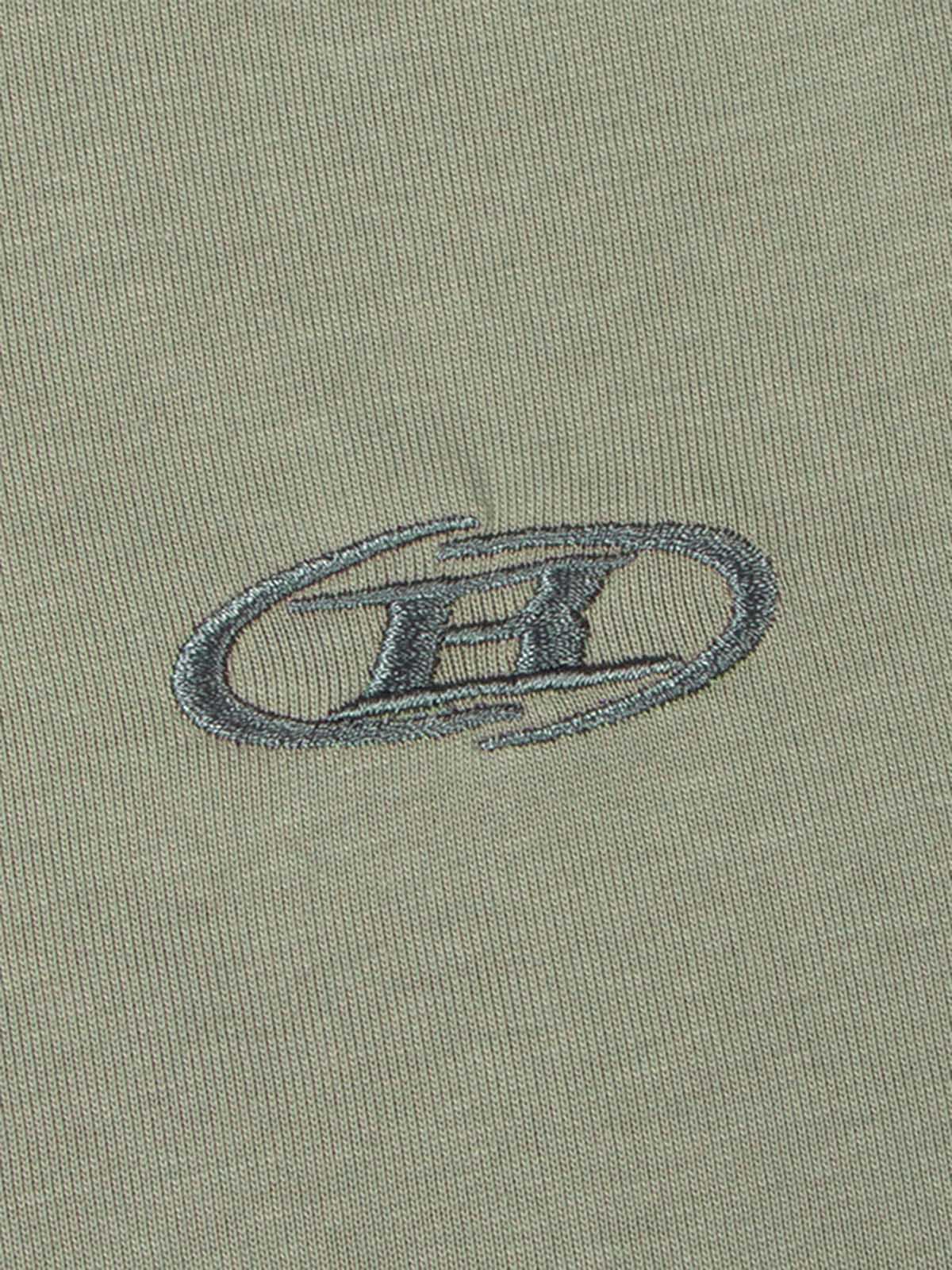 Quick-Dry Contrast Color Quarter Zip Up T-shirt 