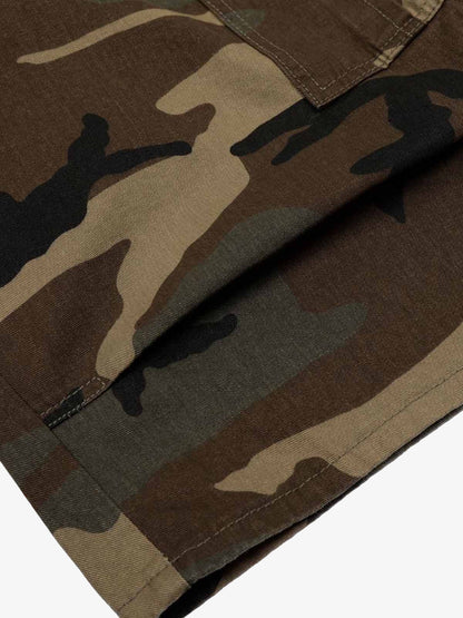 Camouflage Multi-Pocket Cargo Jorts 