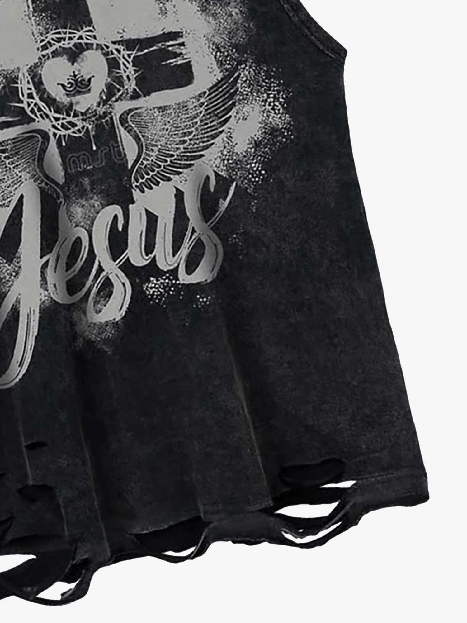 Thesupermade Love Cross Street Rap Sleeveless Vest 