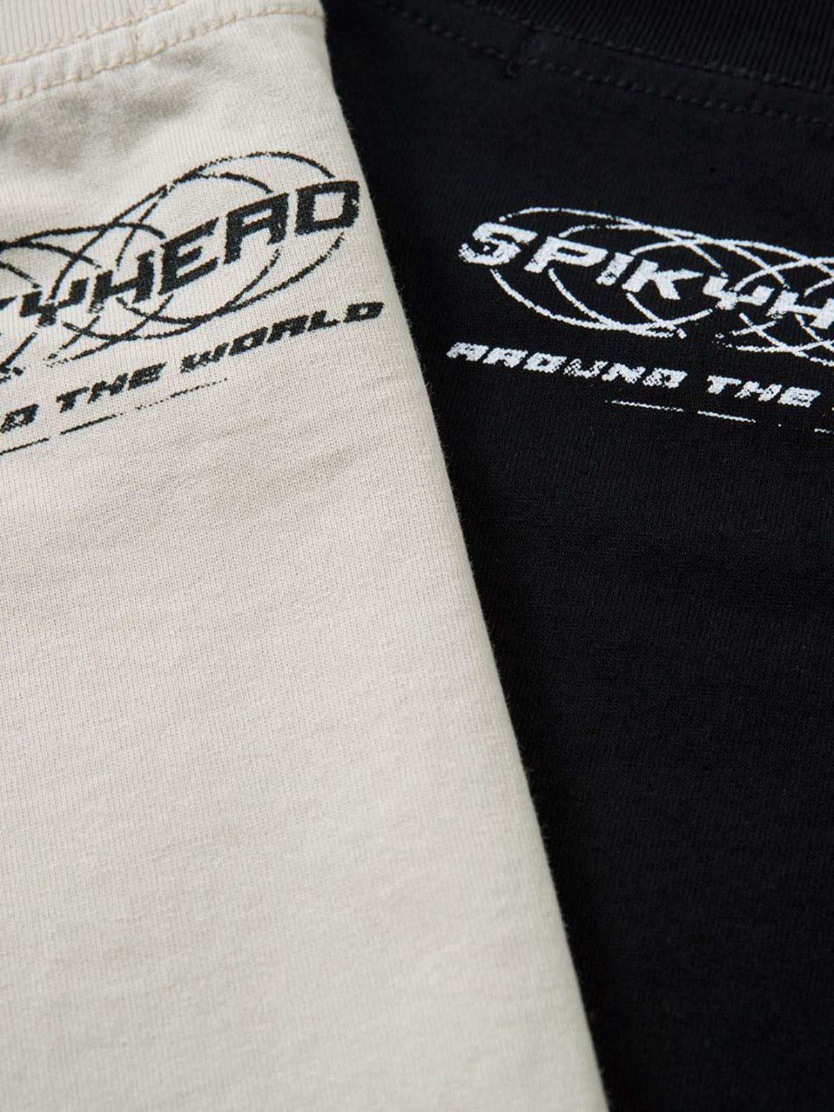 Wasteland Style Heavy Dirty Dyed Print T-shirt 