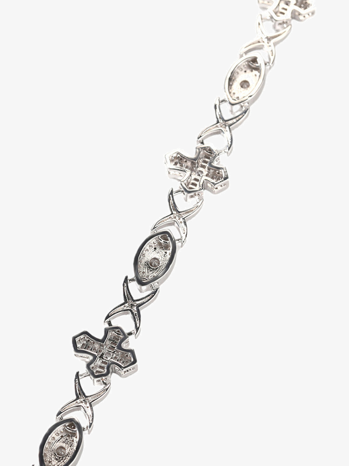Evil Eye Copper Cross Bracelet 