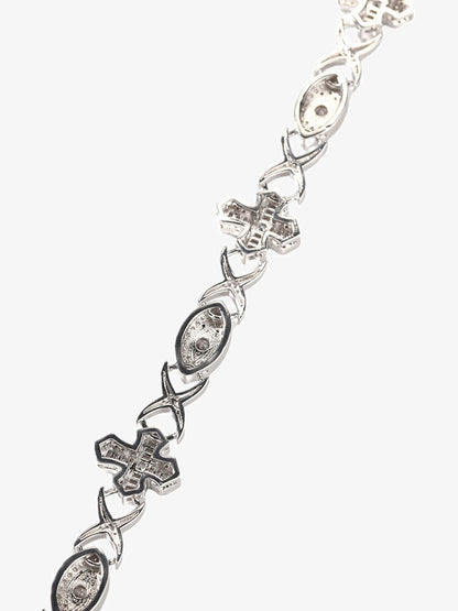 Evil Eye Copper Cross Bracelet 